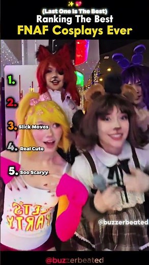 Ranking Best FNAF Cosplay(new)