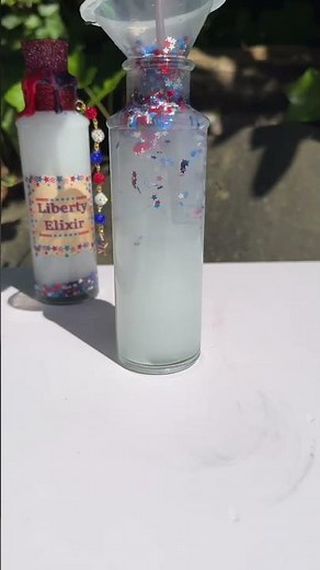 ASMR of making my new Liberty Elixir decorative potion bottle! The 4th of July collection is up now!