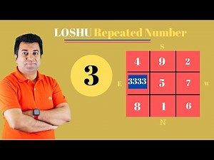 LOSHU GRID | REPEATED NUMBERS | REPEATED NUMBER 3 | Secret of LoShu Grid - Hindi