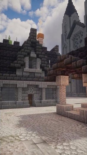 🏰 Minecraft Small Dark Fantasy House Tutorial | Gothic Survival Base Build