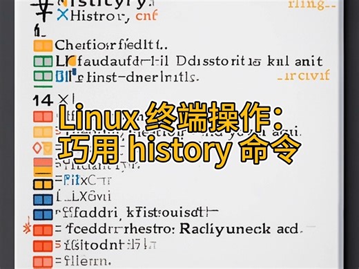 掌握 Linux 终端的 history 命令，让操作更高效