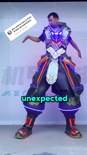 He built a REAL LIFE Transformer suit in his garage! 🔥