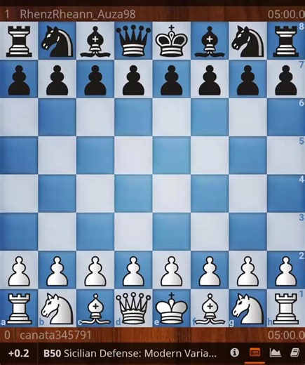 canata vs Rhenz Rheann Auza at Philippine Blitz Chess Arena | Philippine Blitz Chess Arena