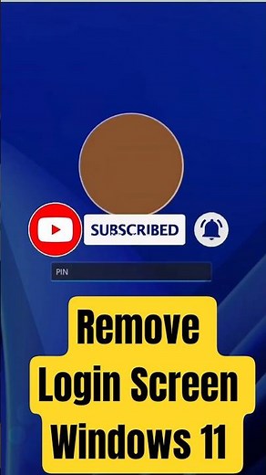 how to remove lock screen from windows 11