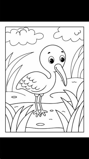 Exotic Birds Coloring Pages for Kids Creative Exotic Birds Coloring Activity