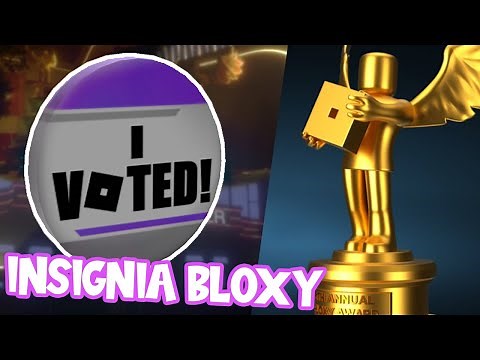 COMO CONSEGUIR la INSIGNIA BLOXY GRATIS | EVENTO ROBLOX BLOXY AWARDS 2021