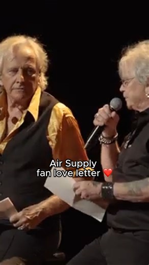 Graham and Russell read love letters from fans at Air Supply's Valentine Day show LIVE at the Florida Theatre (2021). Watch the full video more on our YouTube Channel ✨ https://bit.ly/LoveLetterShow | Air Supply Music