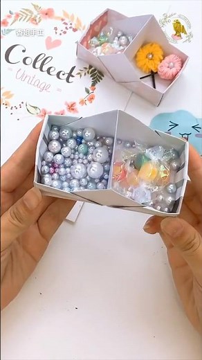 DIY Origami Drawer Box | Easy Paper Craft for Gifts and Storage #shorts