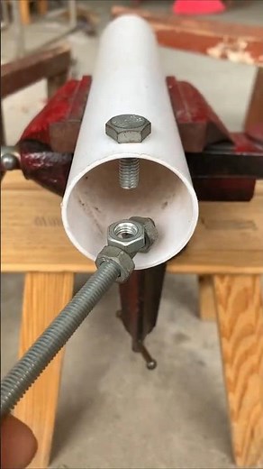 Fix Damaged Threads in Seconds with a Simple Nut Trick #tools #repair #hacks #shortsfeed