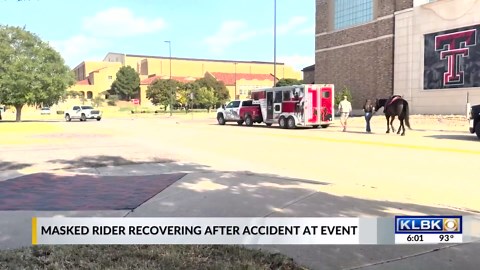 Masked Rider recovering after accident at event