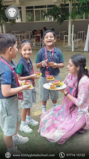 Diya Decoration Activity | Trinity Global School | Patna | Montessori | Diwali