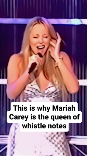 Mariah Carey Whistle Notes Live Performance