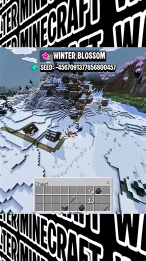 🏔️ Snowy Village Paradise #minecraft