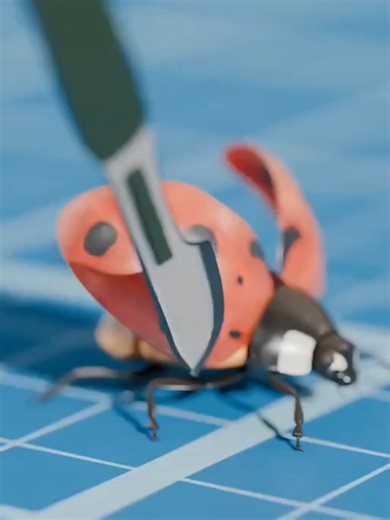 dibalik cangkang merah imut, ada lipatan saya gila yang gak kelihatan #faktaunik #faktamenarik #trap #puasaramadhan #fyp