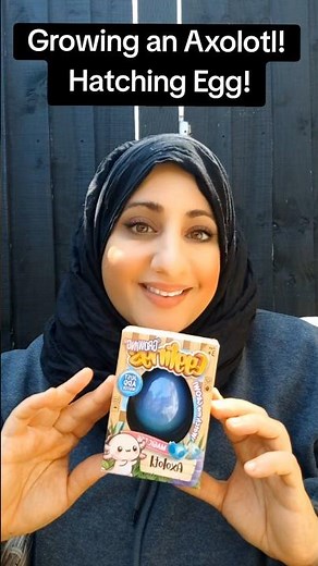 Grow an Axolotl, hatching an egg #shorts