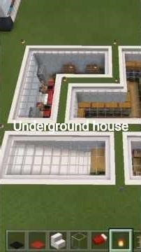 underground house in Minecraft#minecraft#tutorial