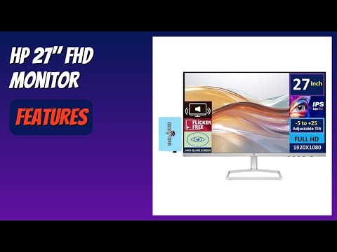 REVIEW (2026): HP 27" FHD Monitor. Features