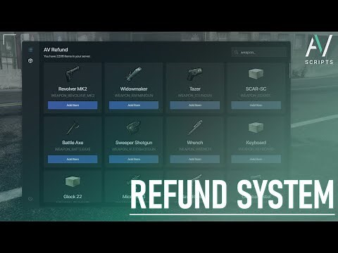 Refund System [Fivem Script]
