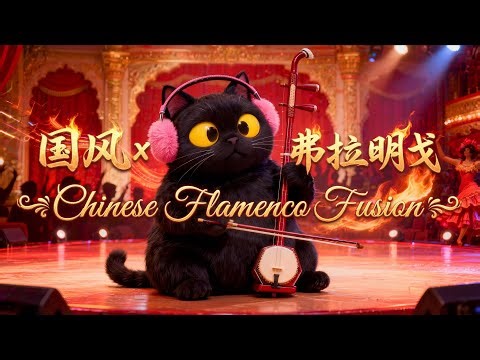 中国乐器融合弗拉明戈🔥节奏与热情碰撞 · 舞动国风 · 一小时纯音乐 | Chinese Flamenco Fusion · Passionate Rhythm · 1 Hour