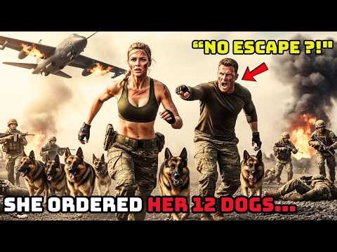 50 Navy SEALs Trapped Behind Enemy Lines —until female commander ordered her 12 Dogs to intervene.