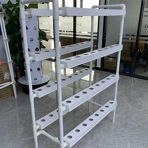 [Hot Item] PVC Channel 100*50mm Indoor Nft Hydroponic Systems for DIY Planting