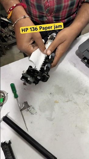 HP Laserjet 136 Series Printing Paper Jam Problem#macnitesh#keyboardtricks#2025short