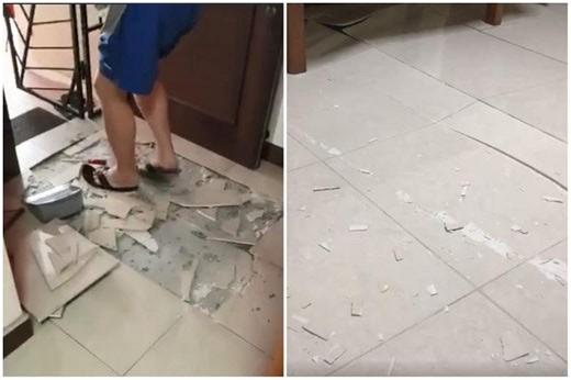 Reports of tiles popping and cracking in flats across Singapore; HDB aware of cases