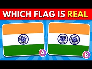 Guess the Correct Flag ✅ | 40 Country Flags Quiz - Easy, Medium, Hard Levels
