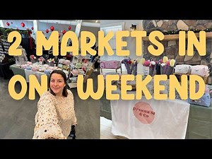2 Craft Fairs in 1 Weekend! 🛍️ My Small Business Table Setup, Sales & Full Analytics