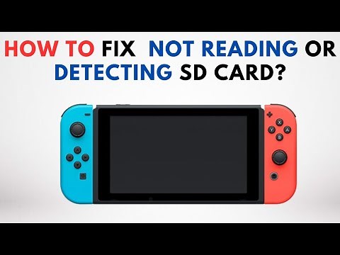 How to Fix Nintendo switch Not Reading or Detecting SD Card