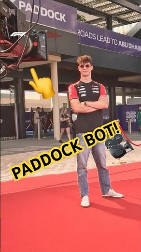 Paddock Bot At The F1 Finale! 🤩🕺