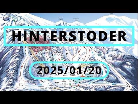 (AT) Hinterstoder | COMPILATION | ALL LIFTS IN OPERATION | 2025/01/20