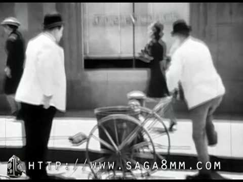 Laurel et Hardy balayeur