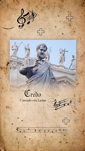 Credo Niceno-Constantinopolitano cantado em latim! 🙏🎼 #credo #nicenoconstantinopolitano #creio #rezaremlatim #latimeclesiastico #gregorian #gregorianchant