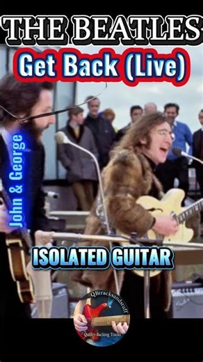 🎸THE BEATLES: Get Back *ISOLATED GUITARS* (live)🔥