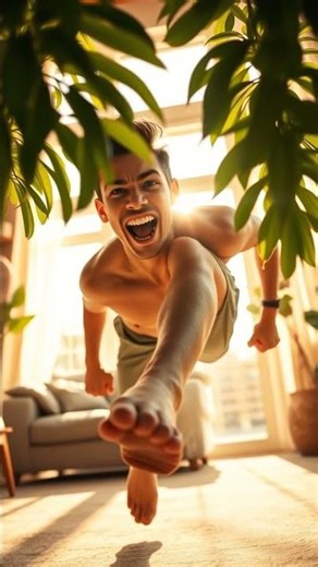 60-Second Full-Body Home Workout Blast! 🔥 #FitIn15