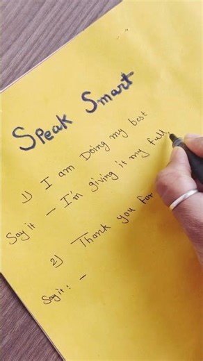 Speak Smart // Smart English Sentences // English Learning / English Speaking #speakenglish #learn