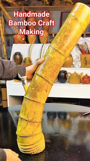 How to Make a DIY Bamboo Craft | Bamboo Craft Making Tutorial #bamboocraft #bambooart #handmadecraft