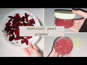 How to make beetroot powder at home|| Easiest way to make beetroot powder #homemadebeetrootpowder