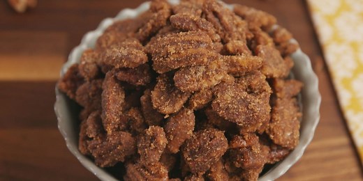 Slow Cooker Candied Pecans