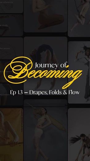 Journey of Becoming Ep 1.3 | Dress & Drapery Study Timelapse
