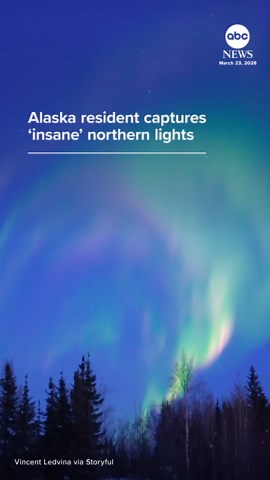 Alaska resident captures 'insane' northern lights