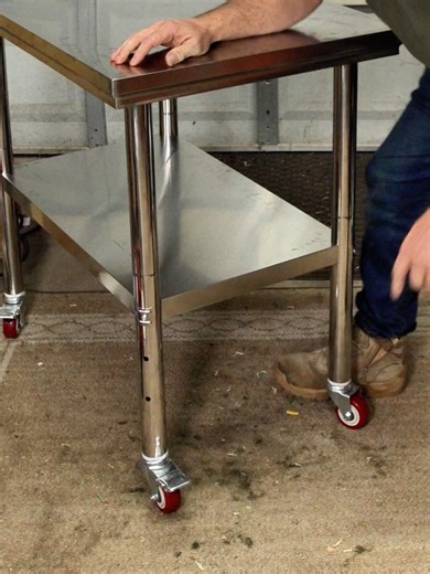 Vevor Mophorn Stainless Steel Work Table with Wheels, built for commercial kitchens, restaurants, food trucks, and home chefs. Made from heavy-duty stainless steel, this food prep table supports 352 lbs, features an adjustable undershelf, and rolls smoothly with locking caster wheels. Durable, easy to clean, and quick to assemble, it’s the ultimate mobile kitchen workstation for serious prep and storage. #worktable #kitchenprep #commercialkitchen #stainlesssteeltable #foodprepstation #restaurant