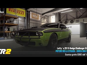 【CSR2】 Letty’s 2015 Dodge Challenger R/T Shaker shift and tune for 9.82x