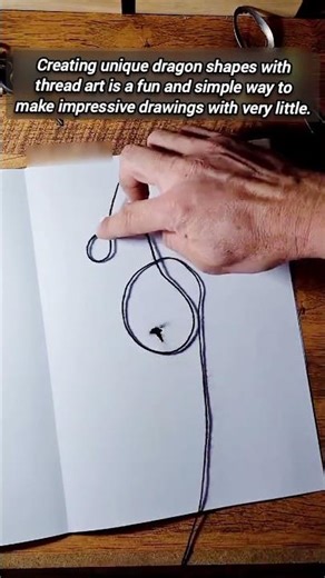 Creative String Pull Technique For Making Amazing Dragon Shapes