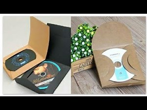How To Make CD-DVD covers With A4 paper,cd dvd case,paper cover