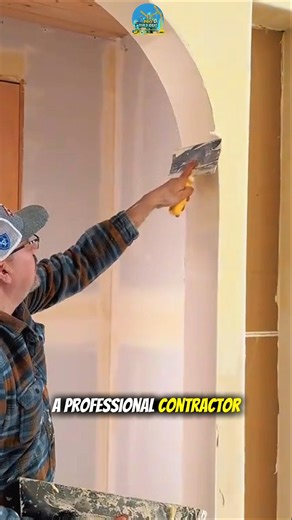 Perfect Archway Drywall Finishing | Pro Taping & Joint Compound Technique
