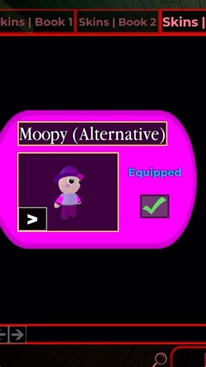 NEW Moopy Developer Skins Showcase in Roblox Piggy! #foryou #fyp #roblox #viral #trending #shorts