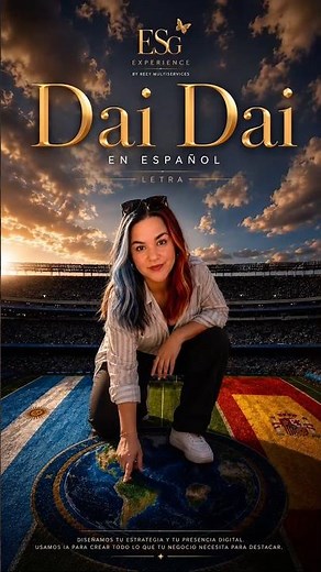 Dai Dai en español. Letra de la canción Dai Dai. España gana el Mundial de Futbol 2026