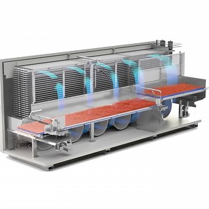 [Hot Item] High Quality IQF Fruit and Vegetable Fluidized Bed Blast Freezer